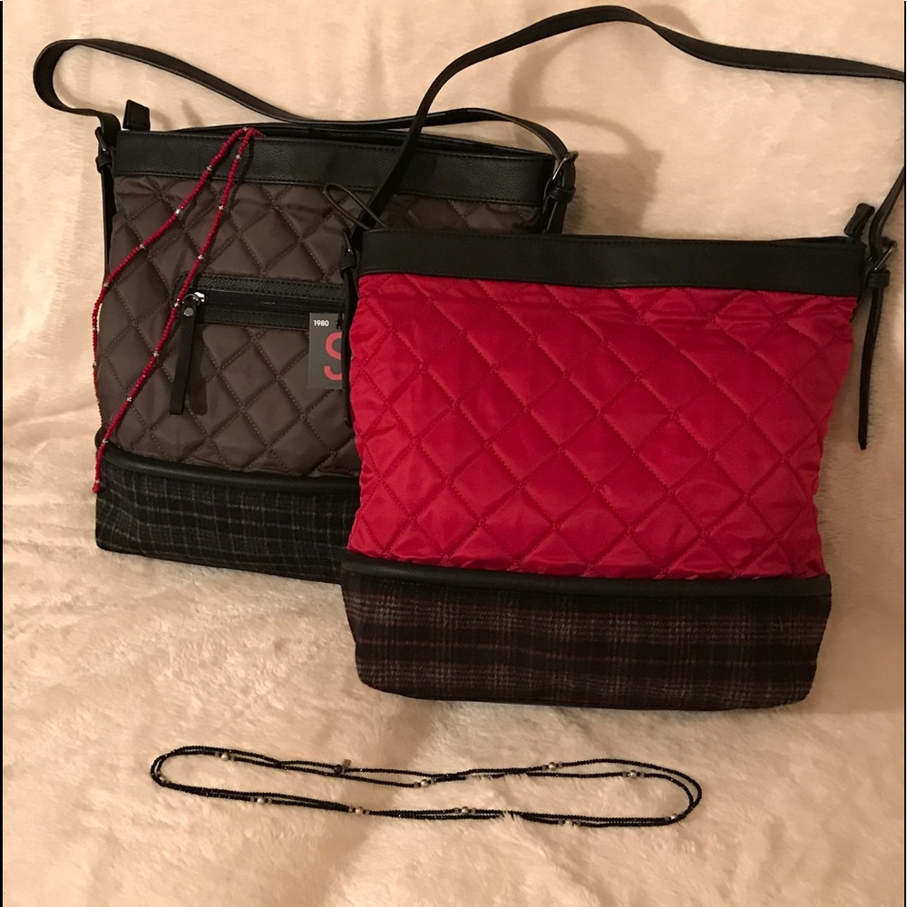 Sondra Roberts Two Toned Satchel